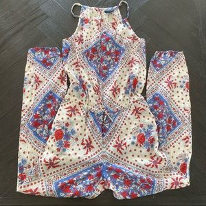 Girls Polo Ralph Lauren Patterned Jumpsuit